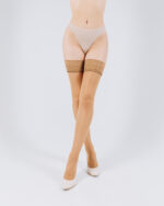 Giulia Chic Calze 20 Naad Hold Ups – Zwart,Cappuccino/Daino - Afbeelding 16