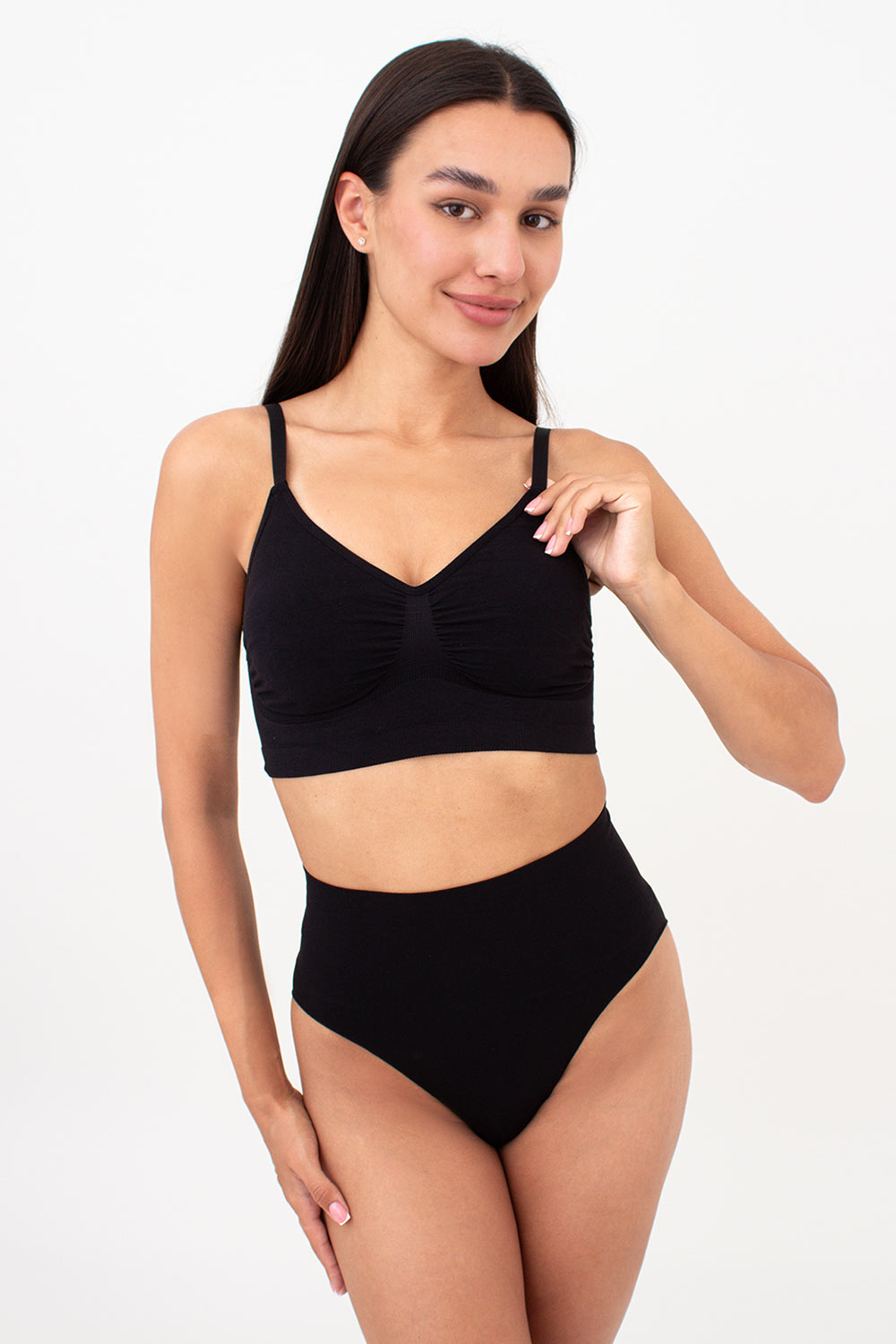 BRA SHAPEWEAR nero 3 Giulia Bra shapewear top